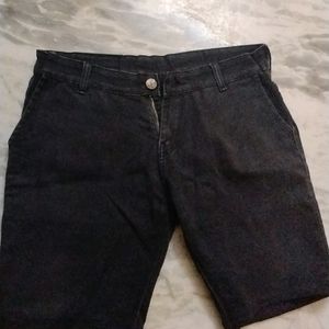 Men Black Short Casual