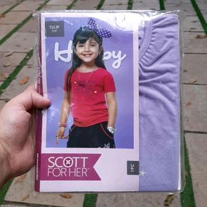 New Lilac Top With Tag For Girls(70) Cm