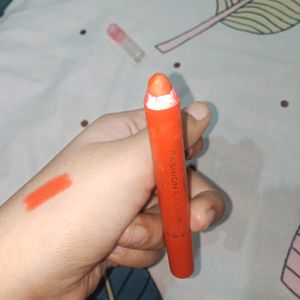 Glittery Orange Lip And Cheek Crayon