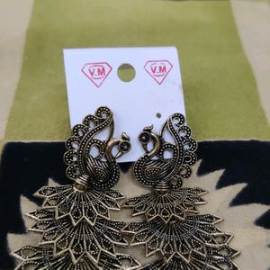 Beautiful 😍 🦚 Peacock Design Earrings