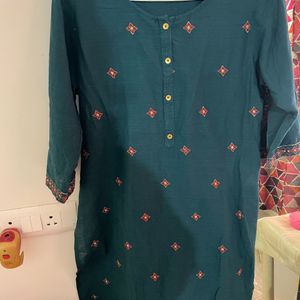 Zudio Kurta Sea Green. Workwear