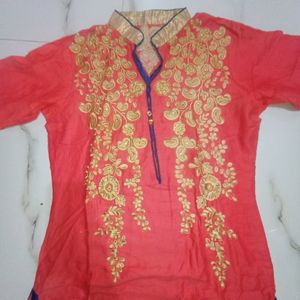 Collar Neck Fancy Kurta