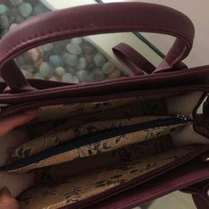 Cartier Burgundy Handbag