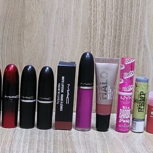 Combo Of Lipsticks By Nudestix, MAC, Smashbox, TBS