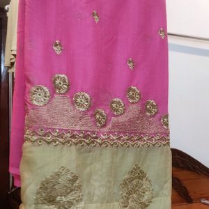 Light Pink Heavy Style Saree