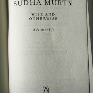 Sudha Murthy Book, Wise And Otherwise