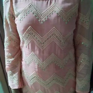 Baby Pink Kurta Set With Dupatta