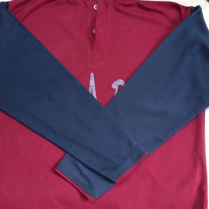 GAP FULL SLEEVE MAROON T.SHIRT