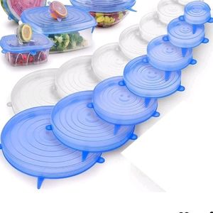 Silicon Container Lid Set Of 6