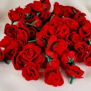 50 Pcs of Floating Mini Foam Rose Flower Heads