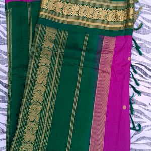 pure Kanchi pattu saree