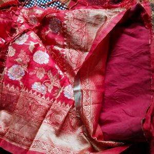 Red Banarasi Saree