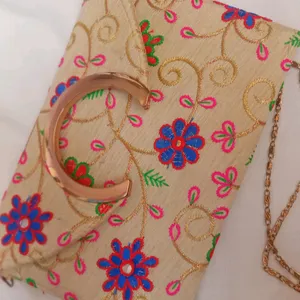 Hand Embroidery Clutch Bag, Unique Accessories!