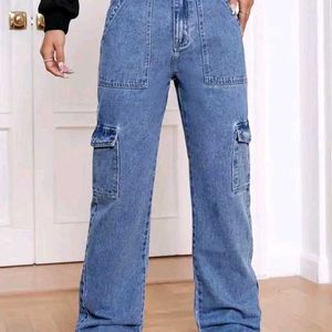 Women Cargo Plane jeans