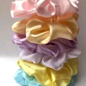 Satin Silk Scrunchies