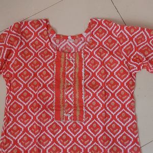 New Cotton Kurta Pant Set - Size L