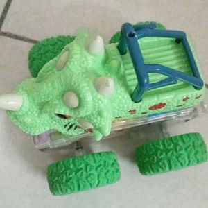 LED 4 Wheel Kids Dino Toy