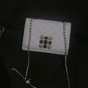 White Sling Bag