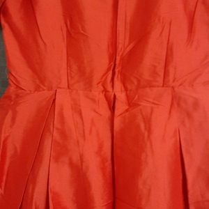 Unused new Red Gown , Bust 34 Inches