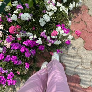 H&M Pink Wide Twill Trousers💗