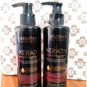 600mlKeratino shampoo+conditioner haircolor friend