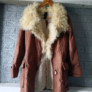 Women Suede Fur Jacket