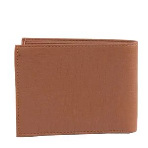 Designer Brown Artificial Leather Two Fold Wallet