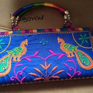 Embroidery Clutch/ Purse