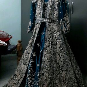 Heavy Zardozi Work Designer Bridal Lehenga