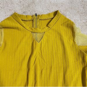 Mustered Yellow Top