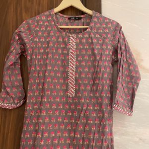 Soch Printed Cotton Kurta In XS