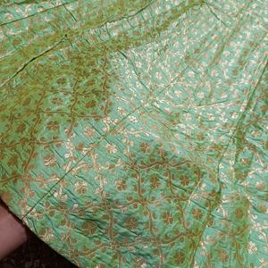 Lengha With Unstitched Boluse