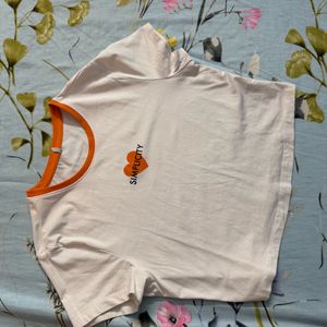 Crop Top( Tshirt) For Women Size L Only