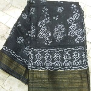 New Unused Saree With Blouse Pc