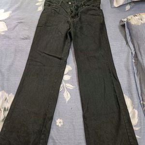 Black Straight Fit Jeans