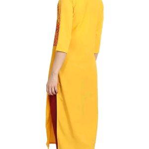 7Threads Yellow Kurti 💛