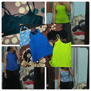 4 Cami Top Vest Combo