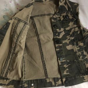 Army Print Jacket