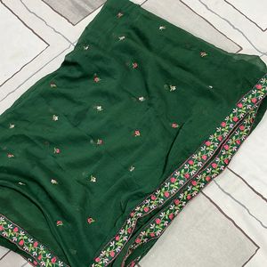 Green Kurta With Dupatta