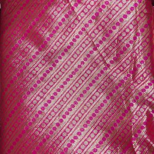 Rani Pink Saree With Blaouse