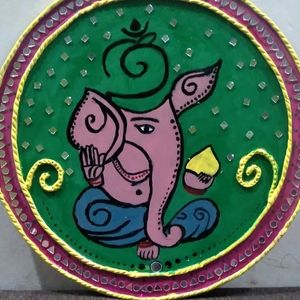 Handcraft Ganesha Lippan Art