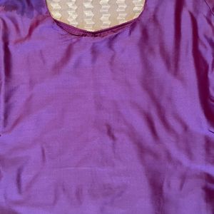 Violet Straight Kurta