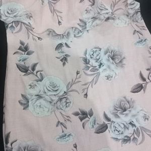 Brand New Flower Print Off Shoulder Top For Girls