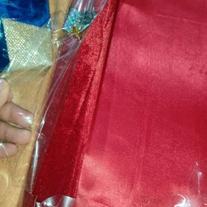 Red Satin Velvet Tray