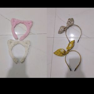 Girls Hairband Combo Of 4