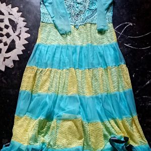 Anarkali Net Top