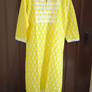 Yellow Embroidered Suit Set