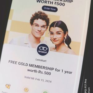 FREE 🆓 Lenskart Gold Membership 😊😃😀