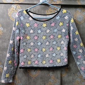 Star Crop Sweater Top