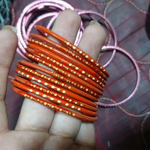 1bridal And 10 Daily Wear Bangles Set